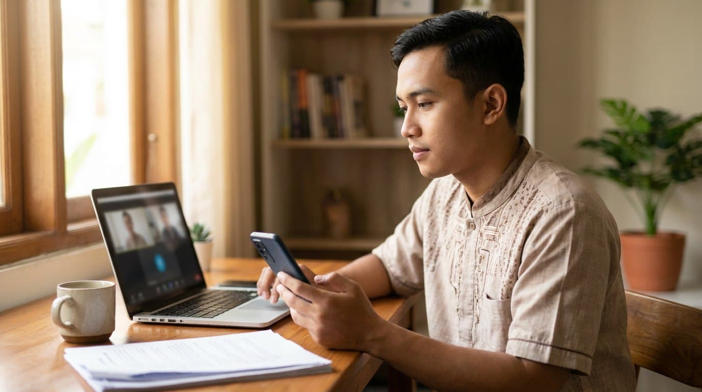 Menimbang belajar ngaji lewat aplikasi di HP atau guru online live di laptop