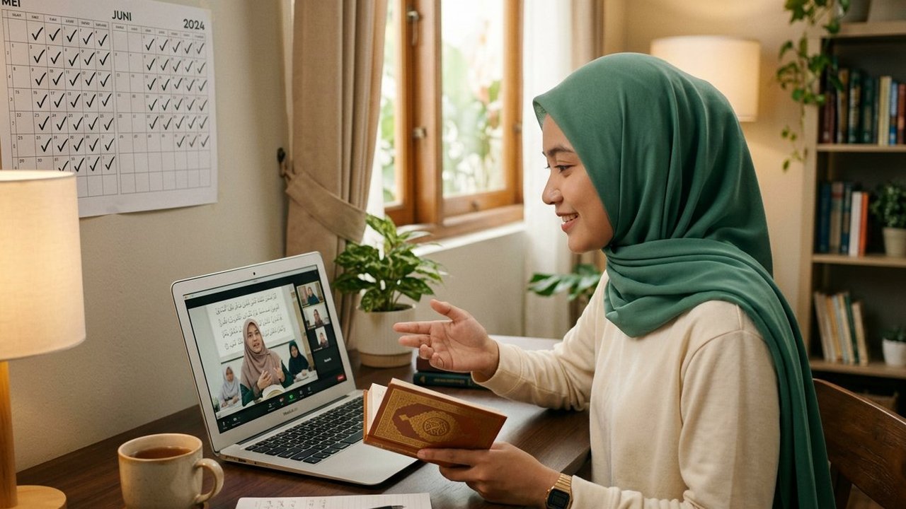 Konsistensi belajar online