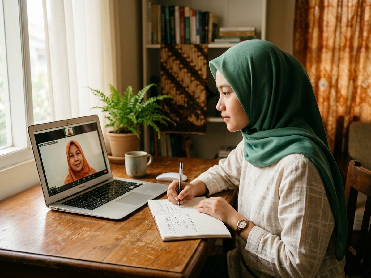 Tiap sesi online dijaga